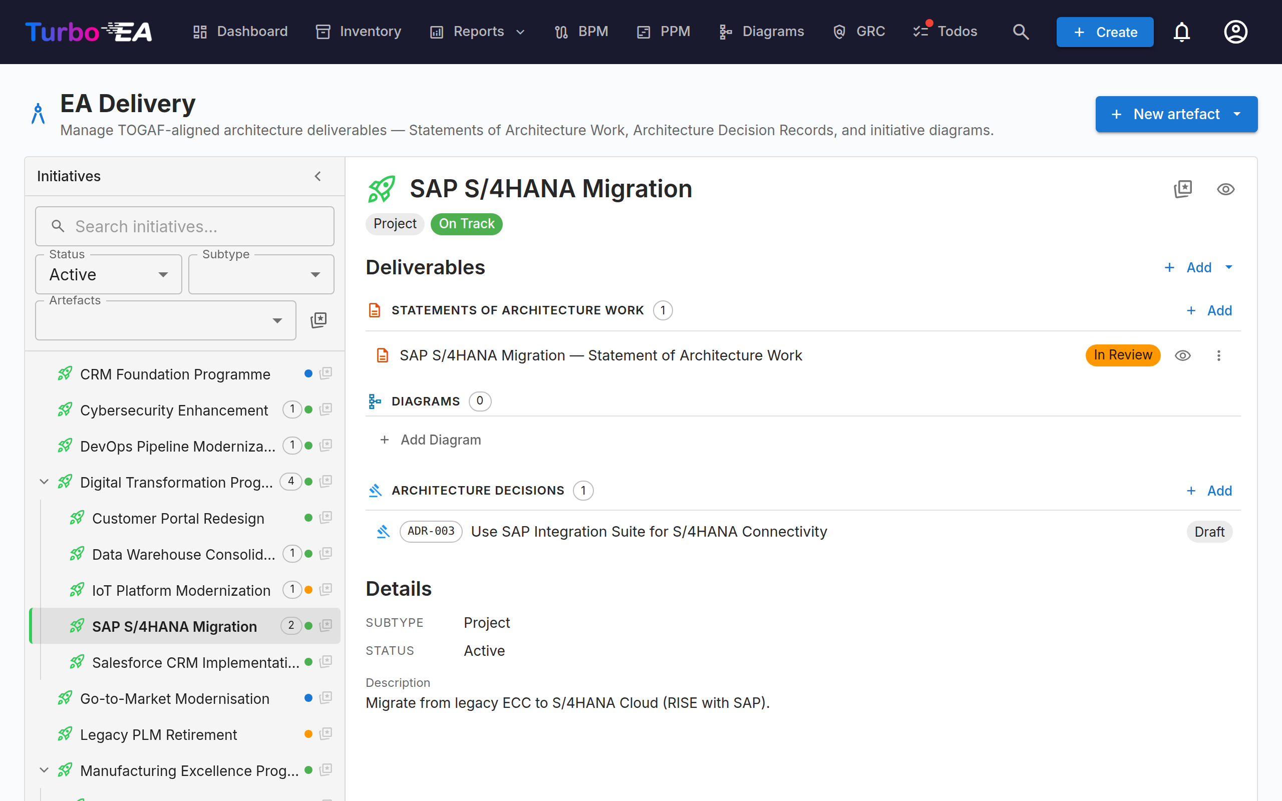 EA Delivery Management