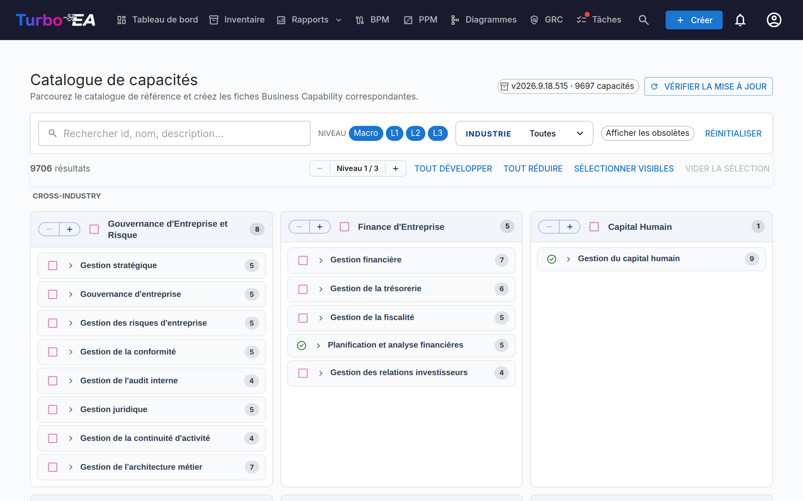 Catalogue de capacités
