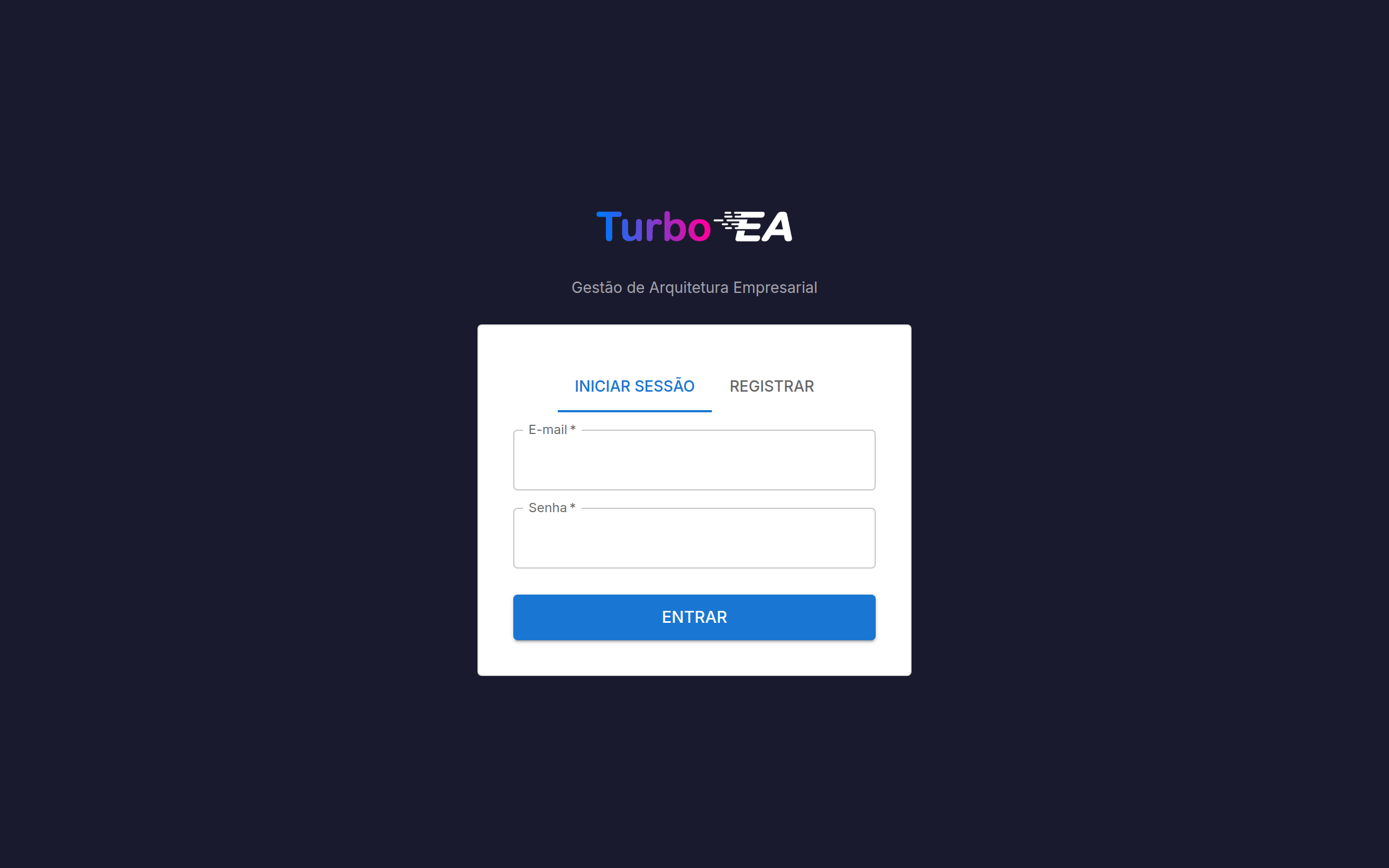 Tela de Login